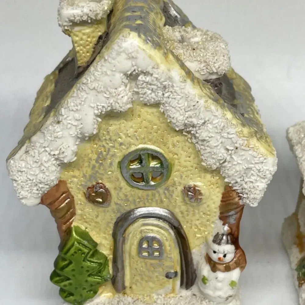 Christmas Village House and Church 4